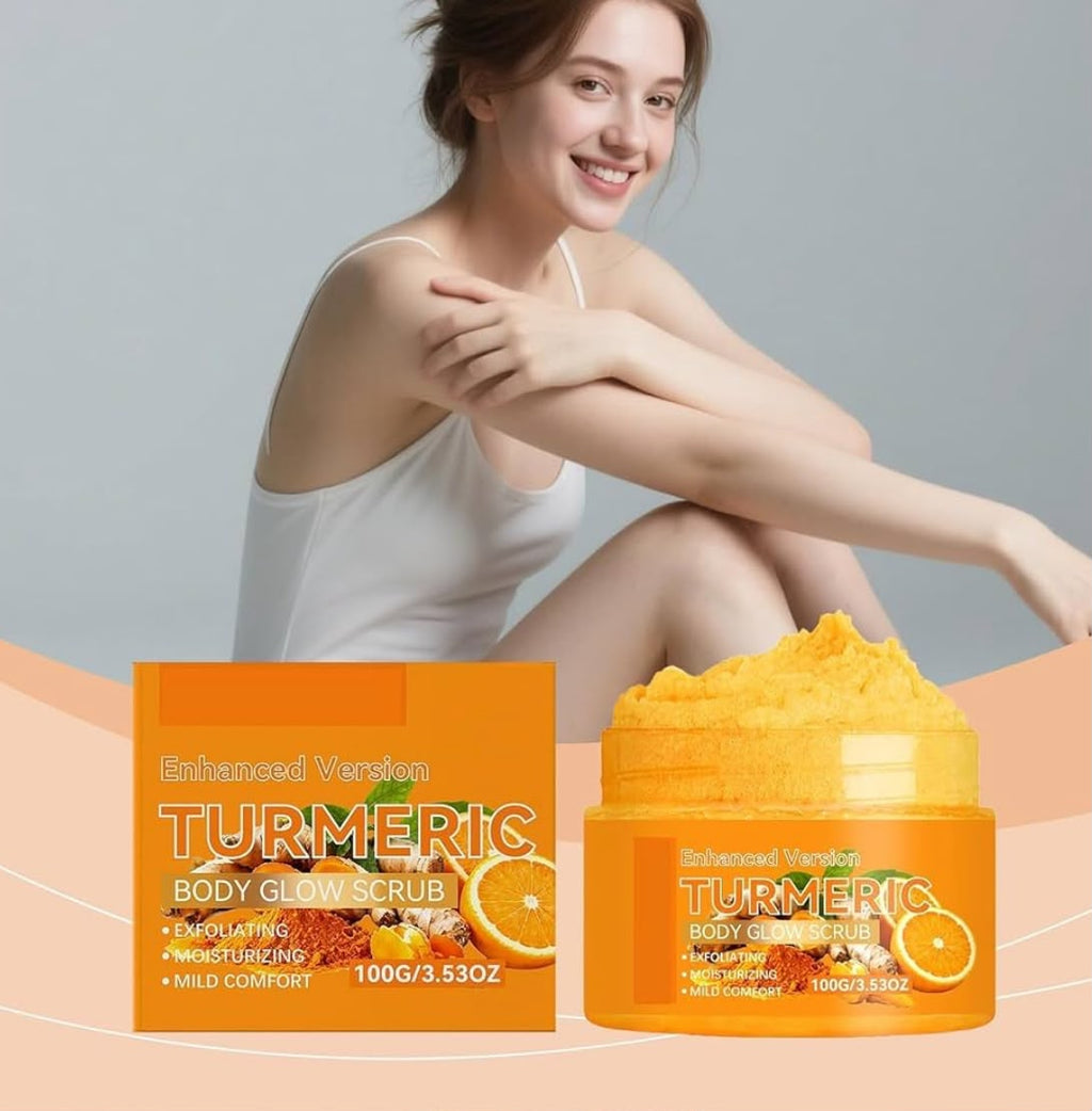 Turmeric Body Glow Scrub | Moisturizing Body Polish For Skin Care - 100gm
