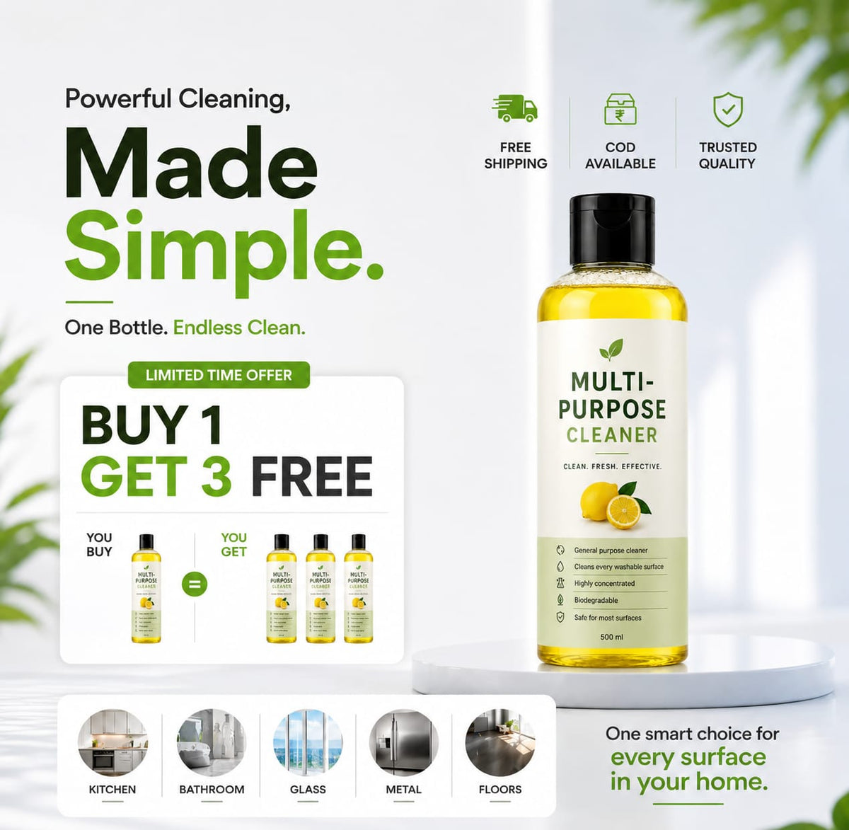 Scrube™ -  Multi-Purpose Cleaner ( Buy 1 Get 3 FREE )