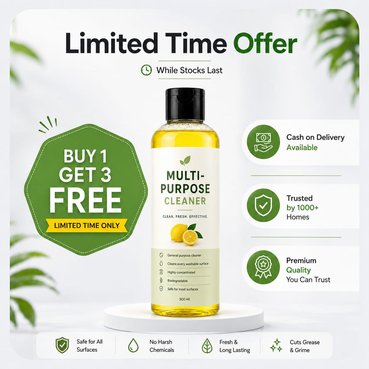 Scrube™ -  Multi-Purpose Cleaner ( Buy 1 Get 3 FREE )