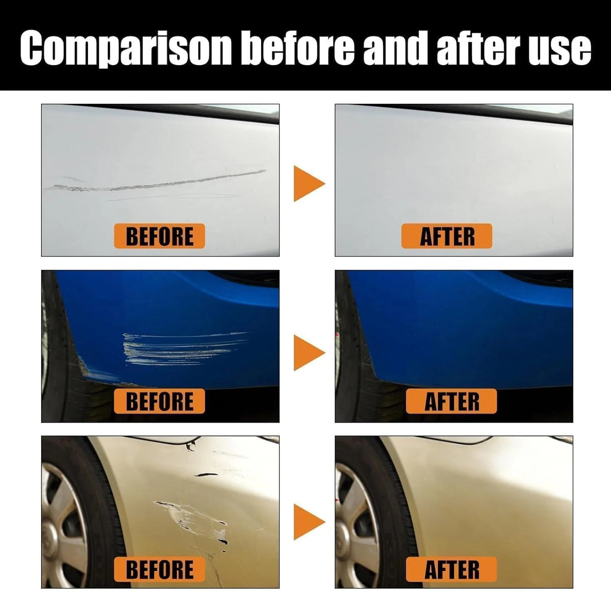 (Pack of 2) Car Scratch Removal Wax